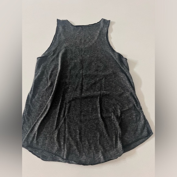 JJ spend me SPM lips dark gray tank top workout athletic women's medium - Picture 2 of 3